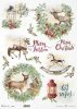 Papier ryżowy - święta w czerwieni * Rice paper - Christmas in red